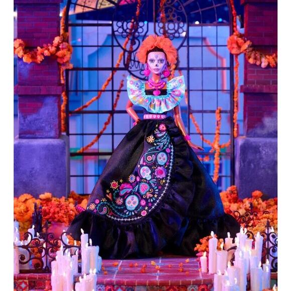 🔥Barbie Dia De Los Muertos 2024 Barbie Doll - Day of the Dead Mattel BNWT🔥 - Picture 5 of 9